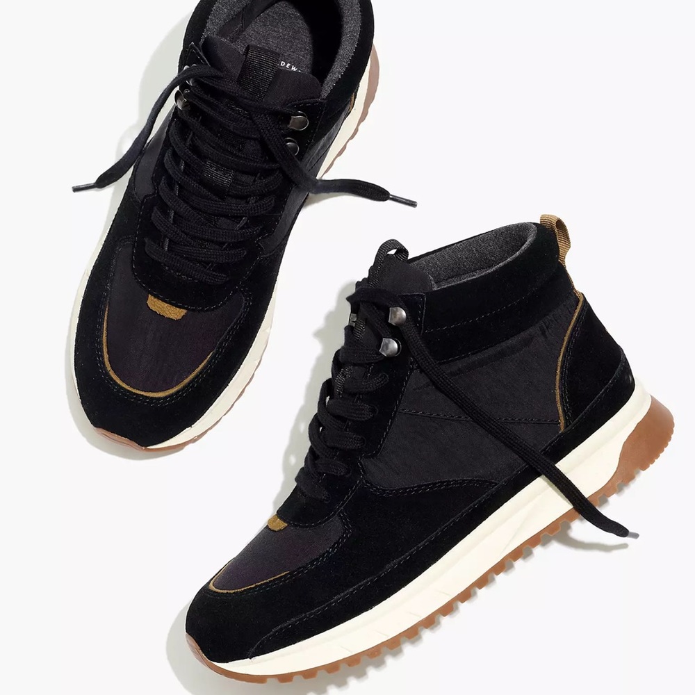 The Sneaker Boot in Nylon and Suede